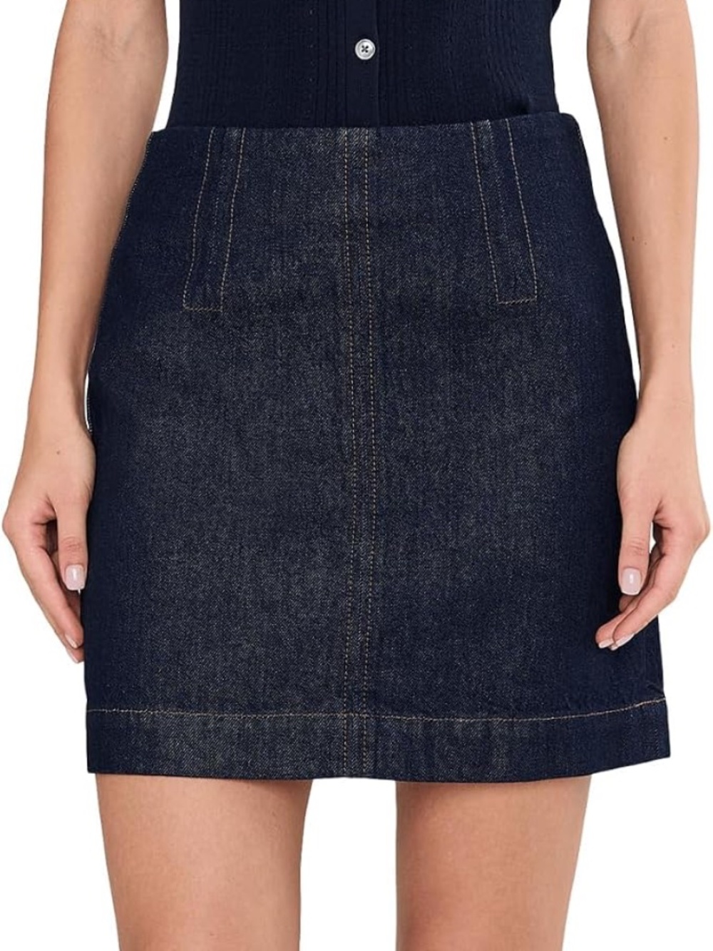Madewell Clean Mini Skirt Rinse Wash